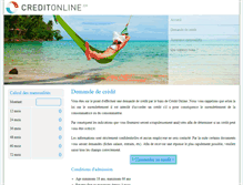 Tablet Screenshot of creditonline.ch